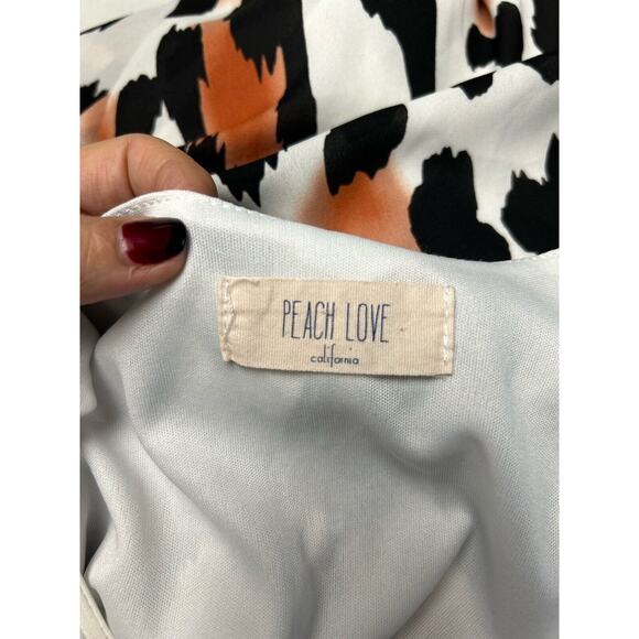 Peach Love California Slip Dress Womens Size S Cheetah Lined Sleeveless MobWife - Picture 6 of 8